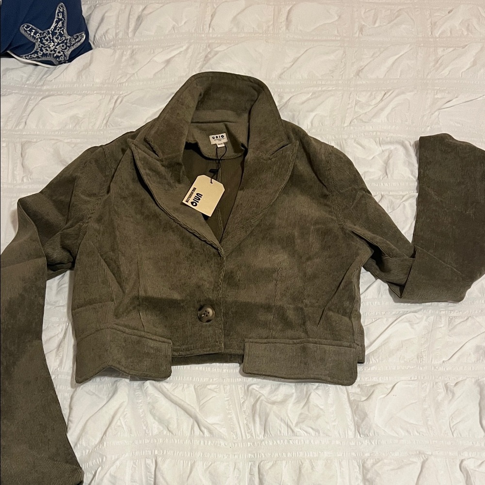 Olive Green Women's Blazer by Who What Wear